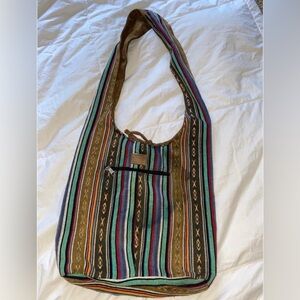 Reversible Kyber Outerwear crossbody purse